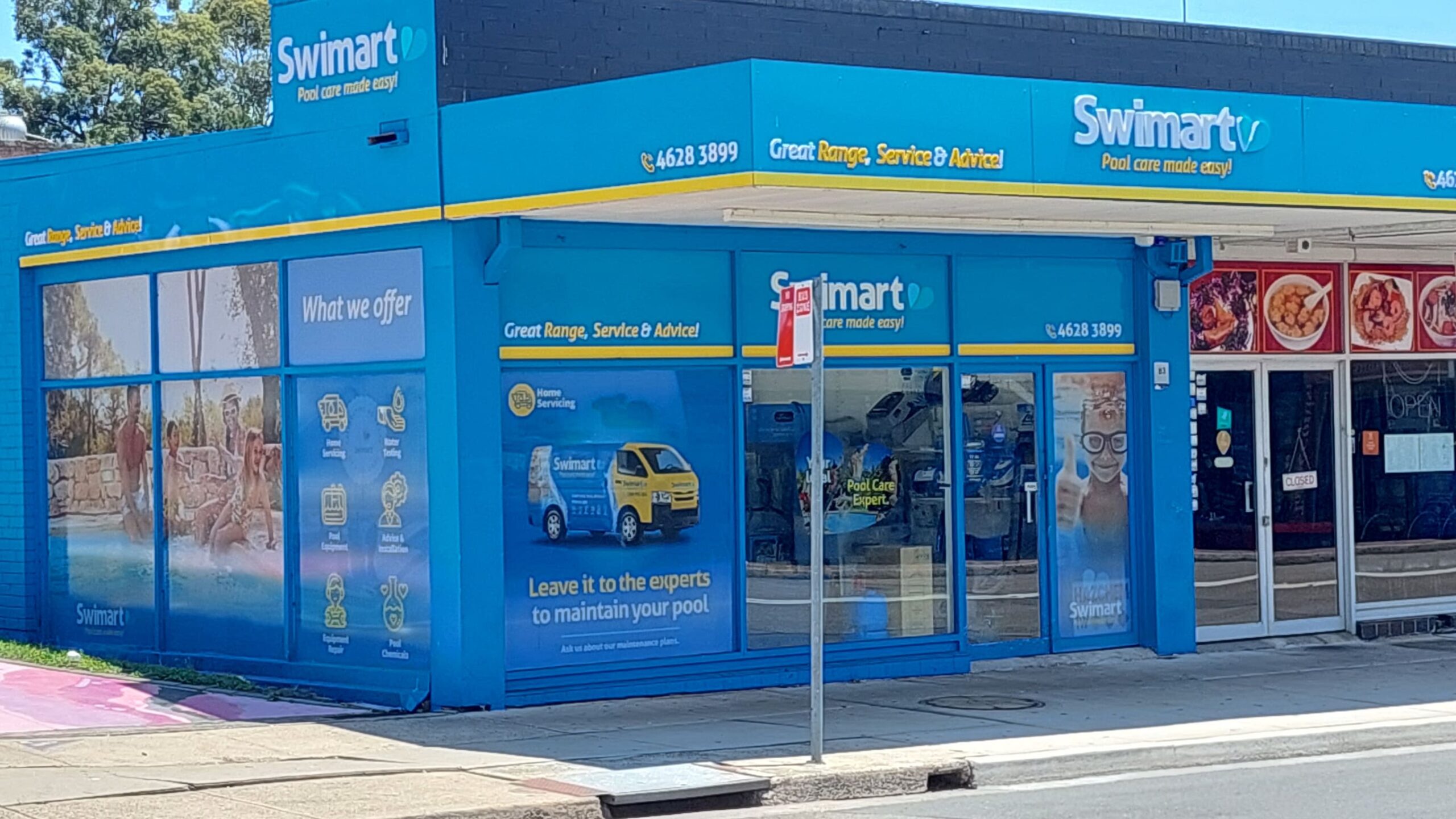 Photo of the Swimart Campbelltown NSW local pool shop.