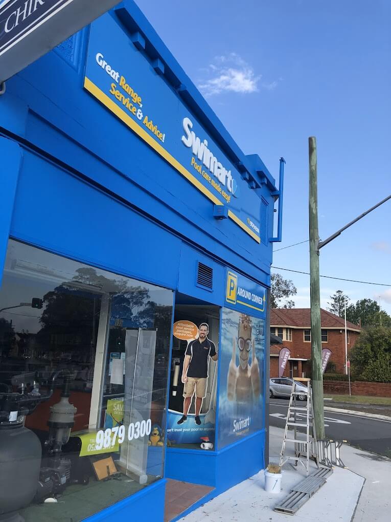 Swimart-Gladesville-NSW- Photo of the Swimart Gladesville NSW local pool shop.