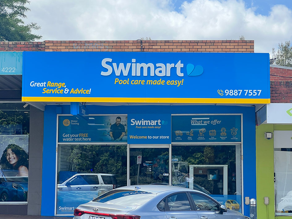 Swimart-Glen-Waverley-Shop-Front Swimart Glen Waverley swimming pool shop front of store.