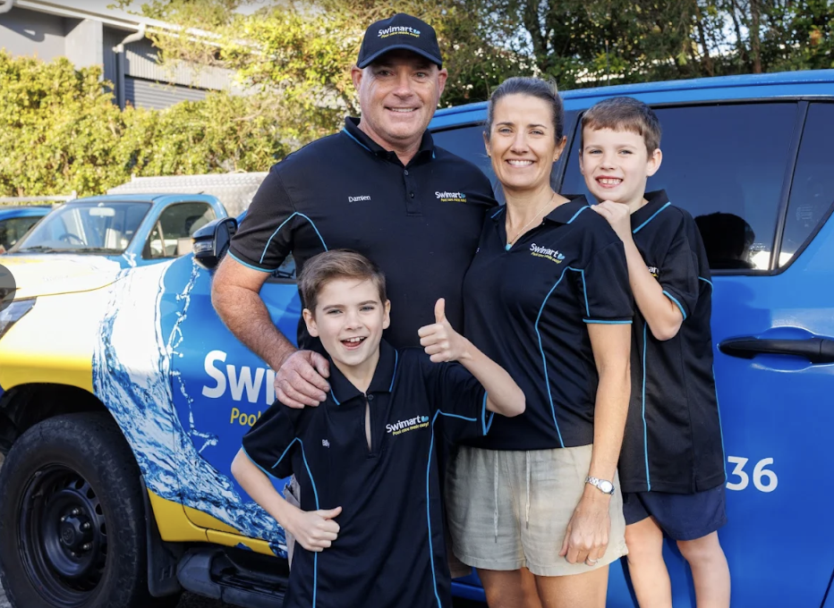 Swimart Noosa Pool Shop Photo of the Swimart Noosa QLD local pool shop and staff.