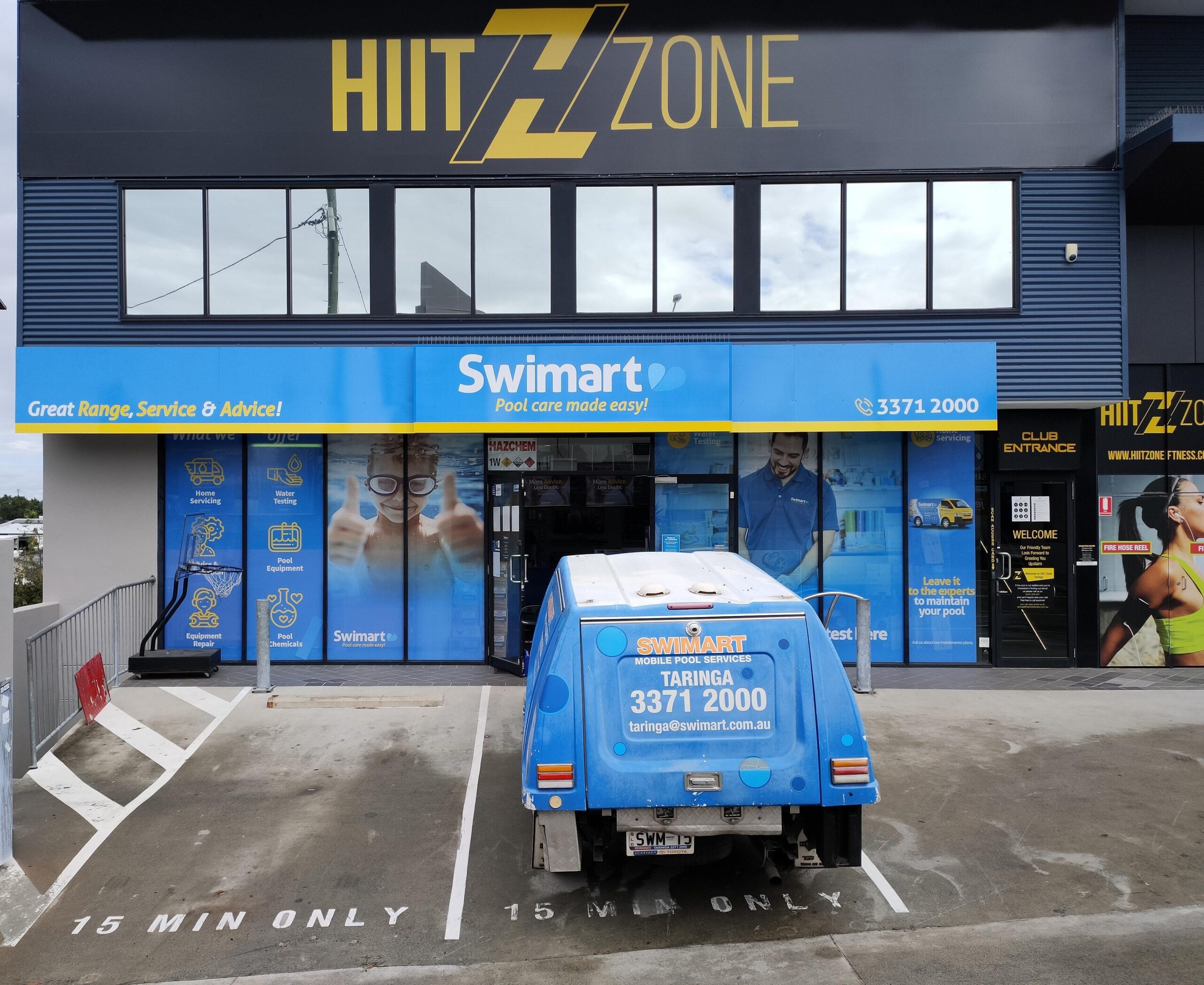 Photo of the Swimart Taringa QLD local pool shop.