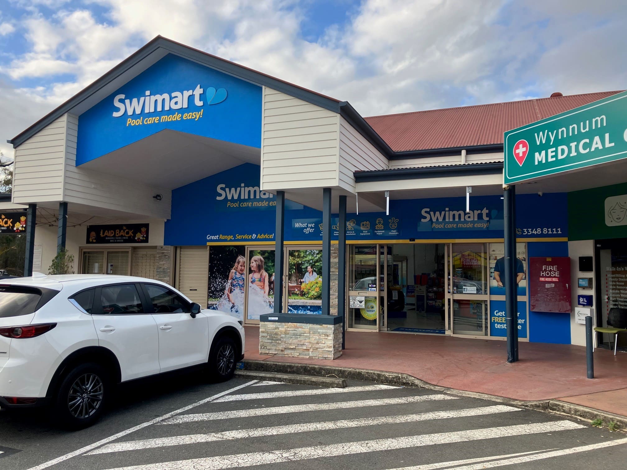 Photo of the Swimart Tingalpa QLD local pool shop.