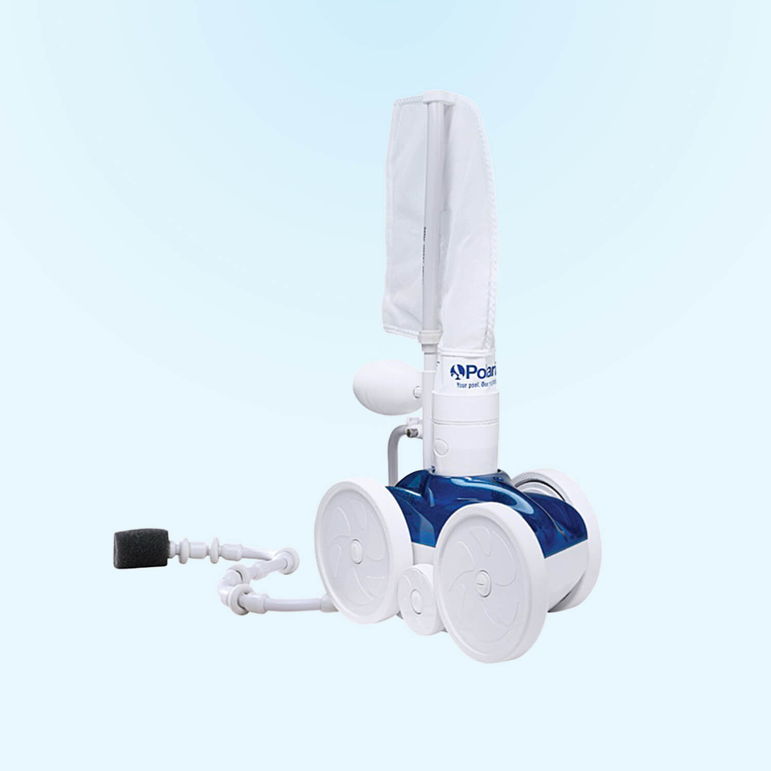 Product photo of the Polaris 280 Pressure Pool Cleaner. Available at Swimart.
