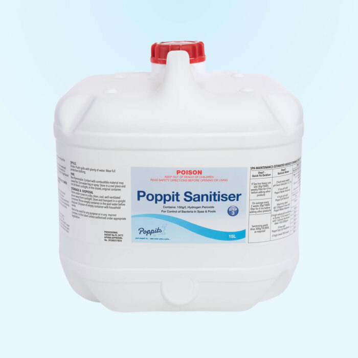 Product photo of Poppit Sanitiser 15L Available at Swimart.
