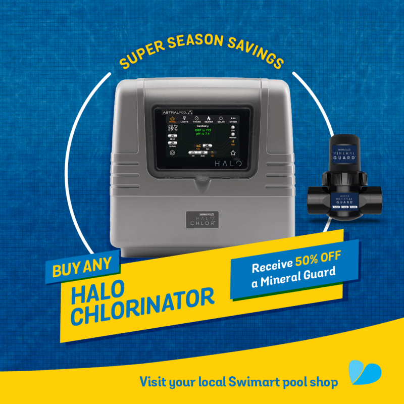 SWIMART Pool Season Opener Promotion Halo Chlorinator