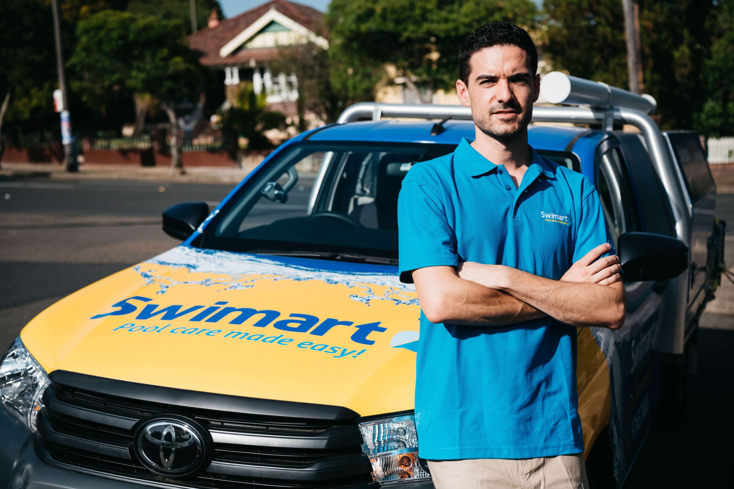 200122-Swimart-Strathfield-Blacktown-HighRes-044-min Photo of Swimart Home Pool Service Showing Staff and Service Vehicle