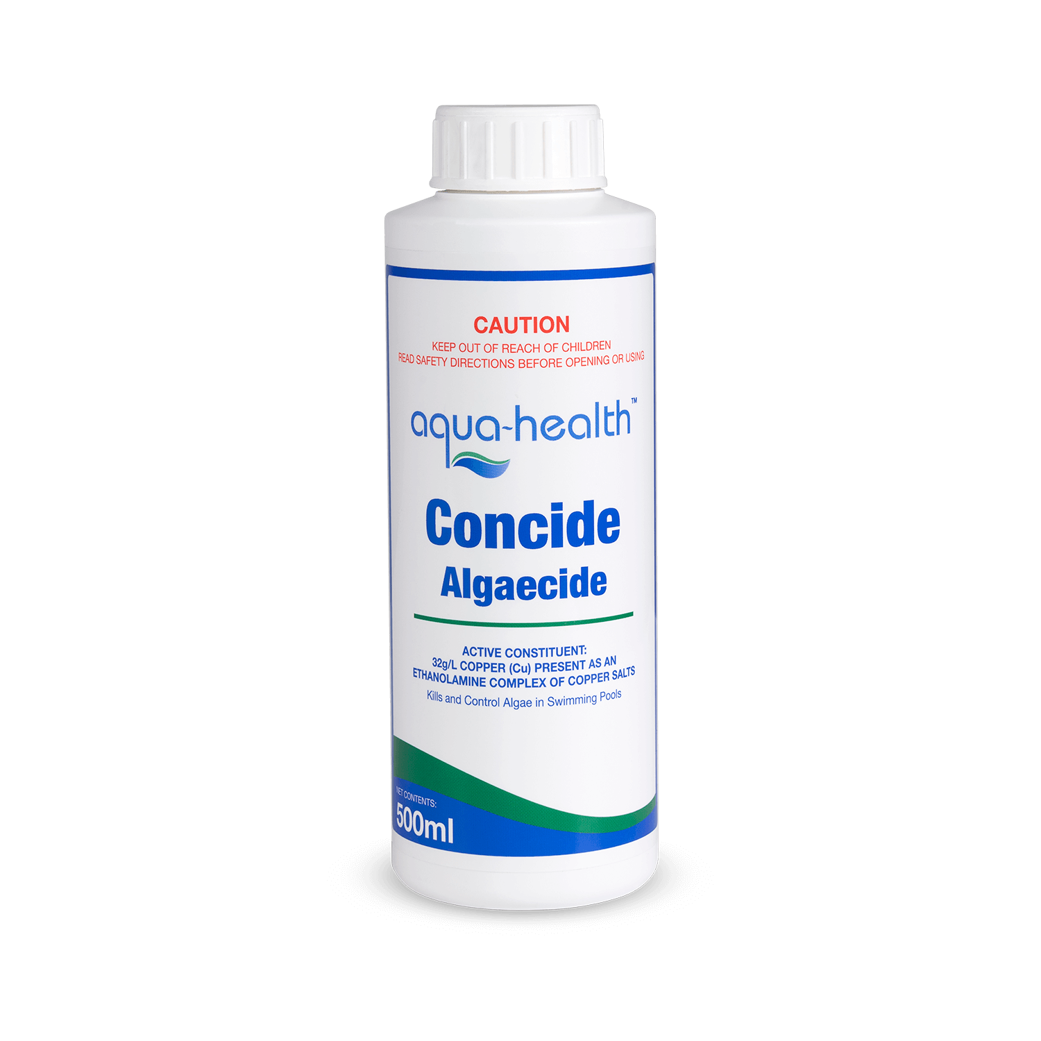 Algaecide_Concide500ML_Aqua-Health Product photo of the Aqua-Health Concide Algaecide 500ML