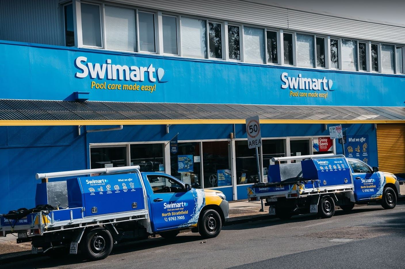 Swimart North Strathfield Storefront Photo of the Swimart North Strathfield NSW local pool shop.