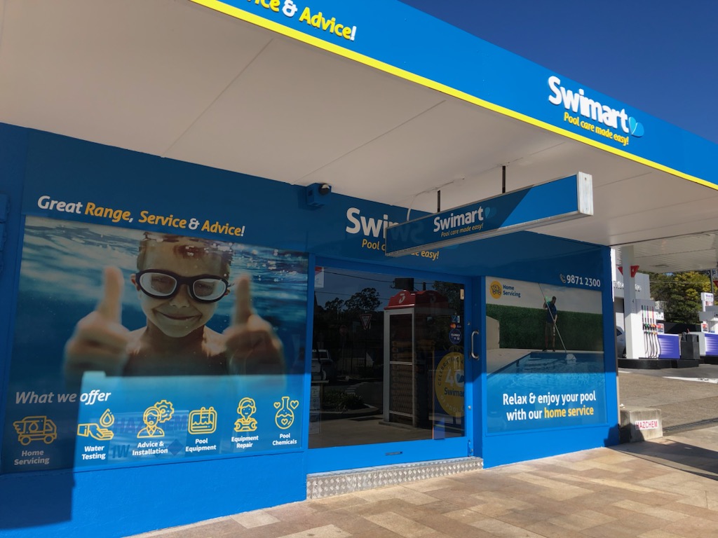 Photo of the Swimart Carlingford NSW local pool shop.