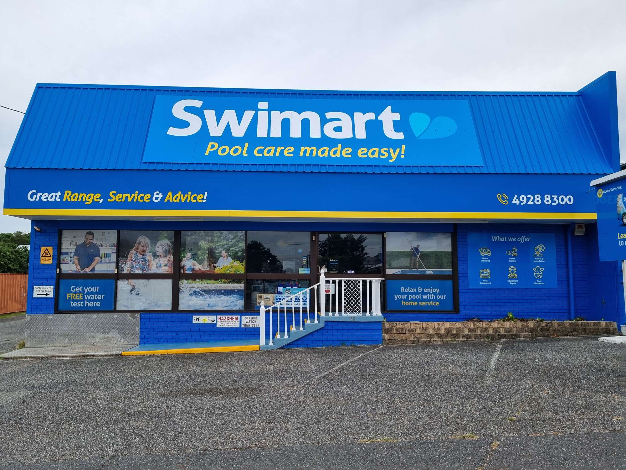 Swimart Rockhampton Photo of the Swimart Rockhampton QLD local pool shop.